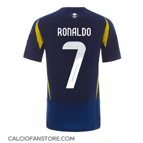 Maglia Calcio Al-Nassr Cristiano Ronaldo #7 Seconda Divisa 2024-25 Manica Corta